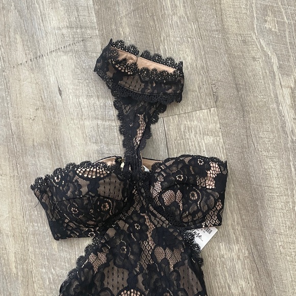 12th Tribe Elegant Black Lace Women's Dress #246 - Picture 14 of 16